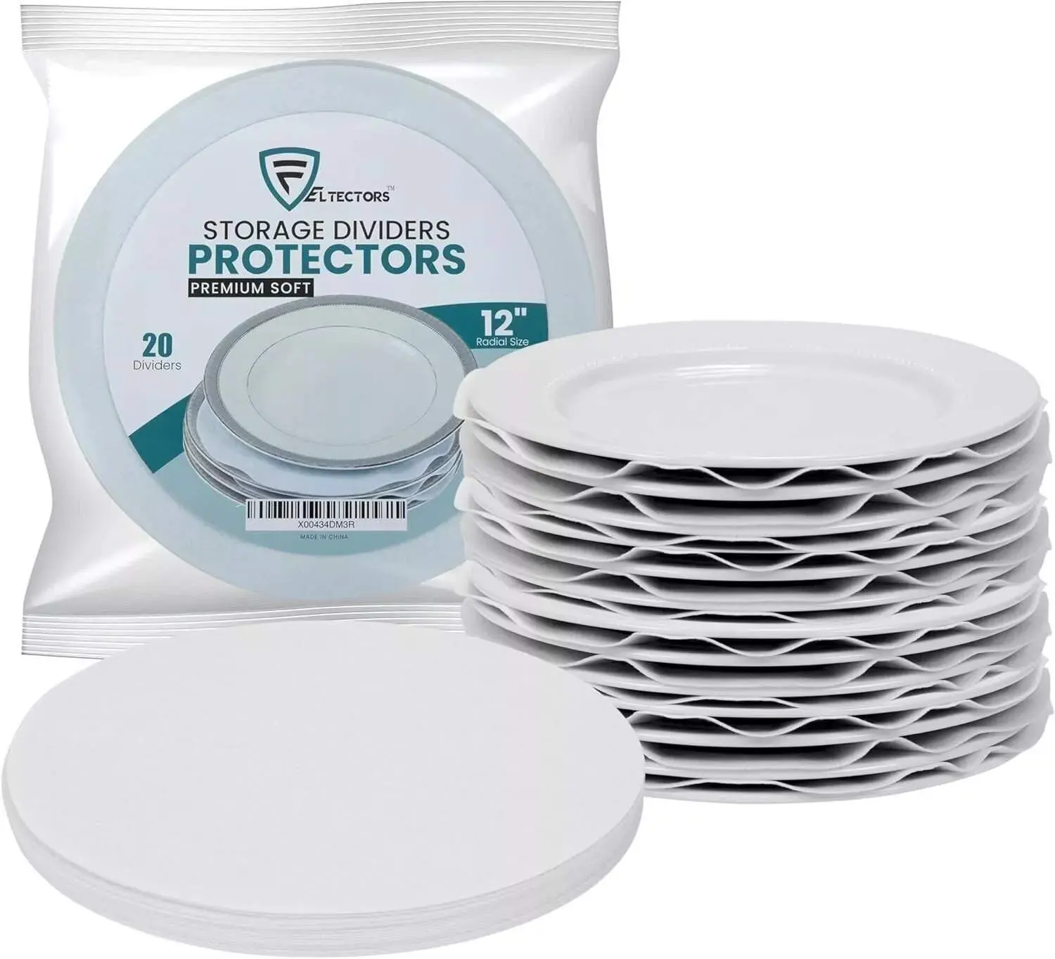 Plate Protectors and Dividers 12 inches -Set Of 20