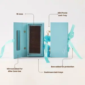 Dream Girl Lash Trays Chocolate Brown CC 0.05 Eyelash Extensions yy lashes Eyelashes Glossy Eyelashes Glossy