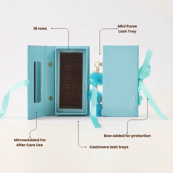 Dream Girl Lash Trays Chocolate Brown CC 0.05 Eyelash Extensions yy lashes Eyelashes Glossy Eyelashes Glossy