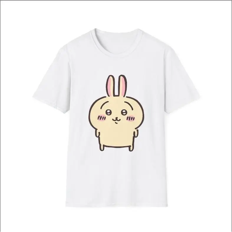 Unisex "Do It Lady" Rabbit Graphic Tee, 100% Cotton Short-Sleeve Streetwear Top, Casual Everyday Wear for Fans, Piece, Tshirt, Women, Fit, Rabbit Print, Cast‑Inspired Art