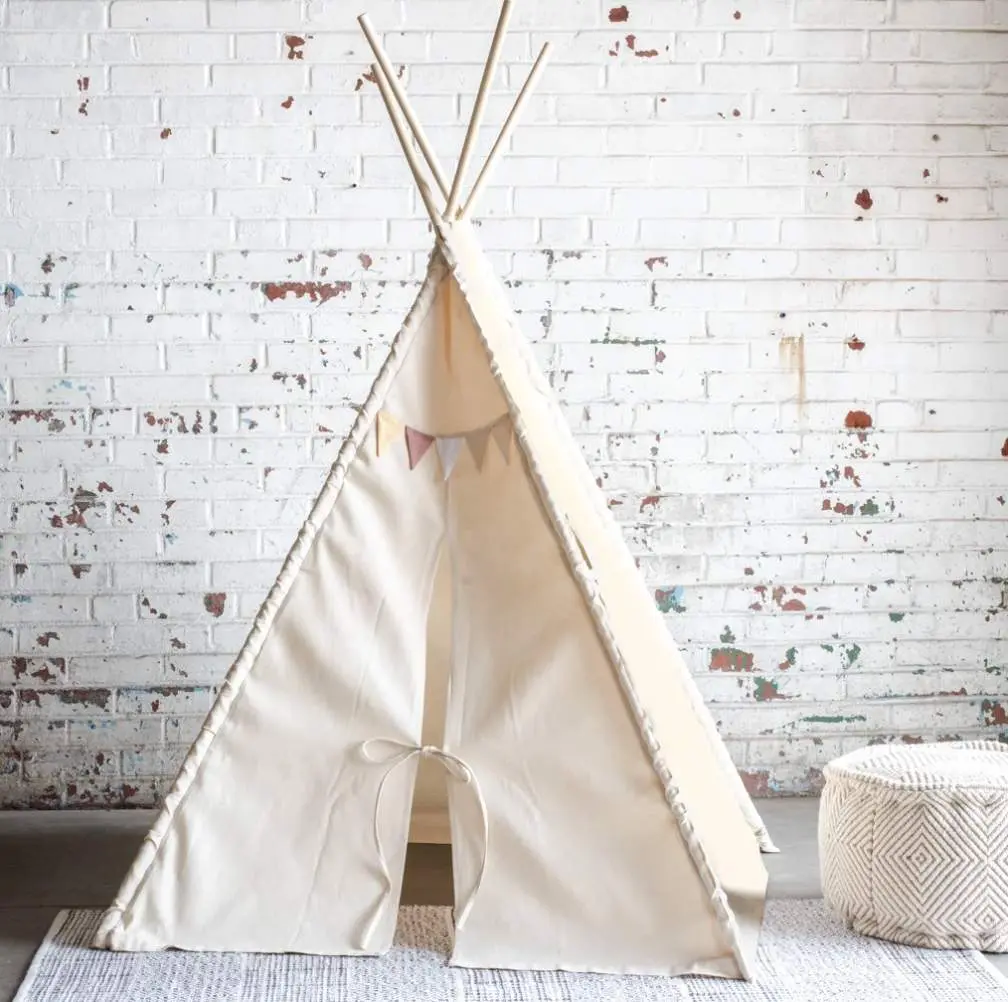 Natural Fabric Teepee