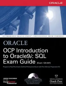 USED-Ocp Introduction to Oracle9i: SQL Exam Guide [With CD-ROM] by Couchman, Jason (Hardcover)