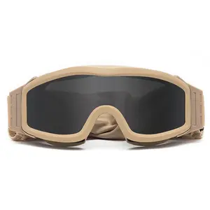 Tactical Goggles Mountaineering Shooting Sunglasses Windproof Sand Control Motocross CS Glasses  Motorcycle