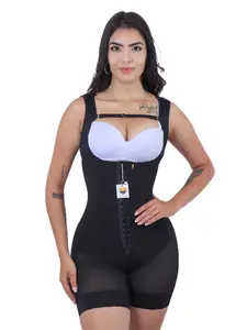 Ehrisw Women’s  Fajas Colombianas shapewear Tummy Control Butt Lifter Shaper with Zipper Crotch detachable shoulder strap