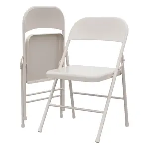 Folding Chairs,Portable Kitchen Chair with Comfort Sit Board and Durable Steel Frame, Stackable Commercial Event Seats, 350lb Weight Capacity, for Home/Office/Indoor/Outdoor(One piece,one box)
