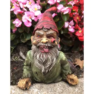 Ebros Walking Dead Severed Body Zombie Gnome Crawling On The Floor Statue 7"Long for Creepy Spooky Undead Underworld Halloween Sculpture Prop at Home Patio and Garden Decor