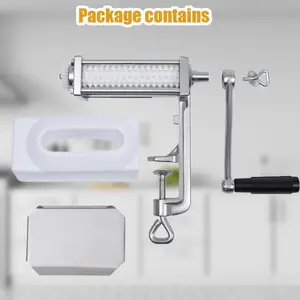 Heavy Duty Manual Meat Tenderizer Cuber Tool Steak Flatten Cuber Rolling Meat Poultry Tenderizer Machine Clamp on Meat Tenderizer Kitchen Tool