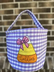 Children's Halloween Candy Bag Candy Corn Personalized