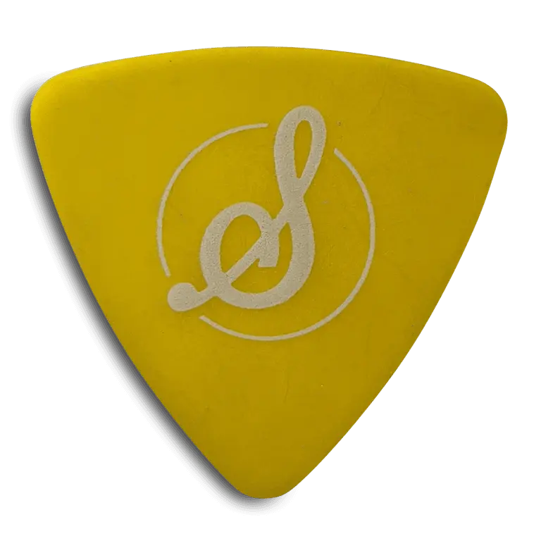 Stringjoy .73mm Lemon Tri-Tip Picks - 10 pack