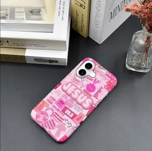 Pink Jesus Phone Case ️- Christian Coquette Aesthetic iPhone Case