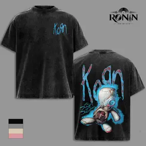 Korn The Serenity of Suffering Vintage Washed Graphic Tee, Nu Metal Band Shirt, Y2K Heavyweight Cotton Rock T Shirt for Men Women, Alternative Metal Fan Merch