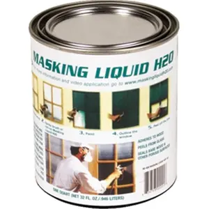 80-400-4 1 Quart Clear Masking Liquid H2O