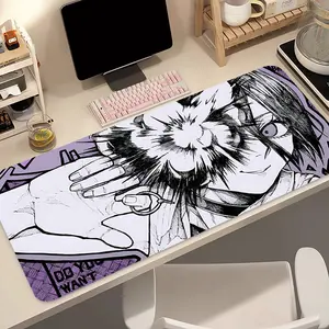 Chainsaw Man Flowers Reze Mousepad Gaming Manga Panel Gaming Gaming Desk Accessory, Anime Lover Gift