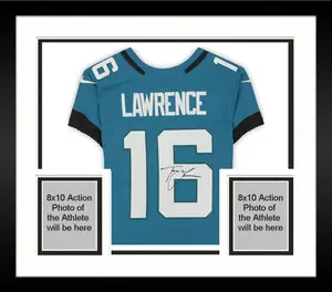 Framed Trevor Lawrence Jacksonville Jaguars Autographed Teal Nike Elite Jersey - Fanatics Authentic Certified