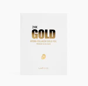 LAPCOS - 24k Gold Foil Premium Face Mask 5-PACK Gift Calming Skin Repair