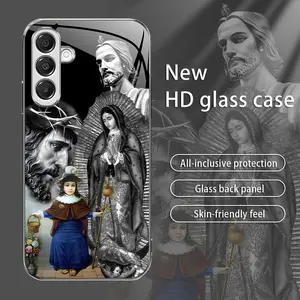 Suitable for [Galaxy A16] Jesus New stylish high quality glass protective case affordable anti-drop anti-fingerprint-888