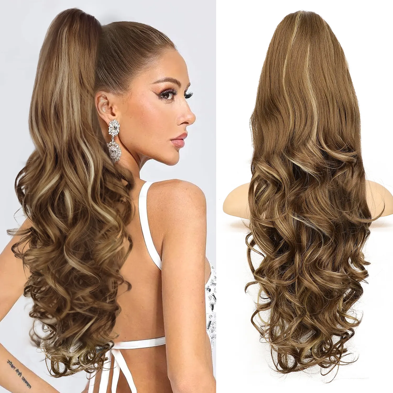 Chocolate Brown with Highlights