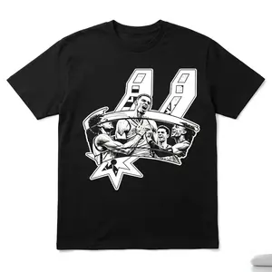 Vintage Basketball Graphic T Shirt Retro Texas Hoops Championship Team Celebration Short Sleeve Cotton Crewneck Casual Streetwear Unisex Top