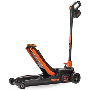 ROADTEK 3 Ton Electric Floor Jack,Low Profile Jack for Quickly Car Lift,Hydraulic Service Jack,6000 lbs Capacity,Lifting Range 3-3/8" to 24-1/4" with Manufacturer Warranty