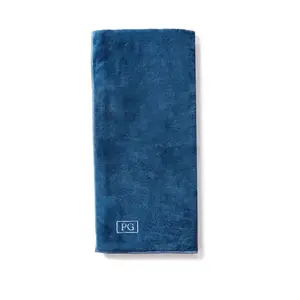 Pillow Guy Oversized Bamboo Hand Towel in Blue - Luxurious Pack, Ideal for Turkish Use
