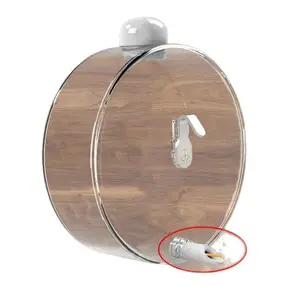 [Store Treasure] Convenient Space Capsule Automatic Waterer-Feeder, Large-Sized Bird Feeding Tool for Cockatiels, Easy-to-Use Pet Supplies for Bird Lovers