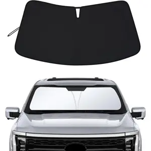 Windshield Sun Shade for Ford F150 2021-2025, Custom Fit Foldable Front Window Sunshade Sun Visor Protector, Block UV Rays Keep Your  Cooler