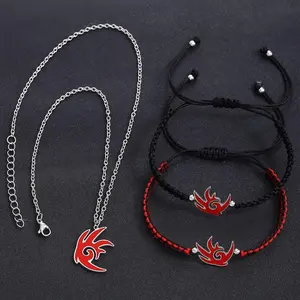 Cartoon Film Sonics Anime Figure Shadows Hedgehog Bracelet for Men Women Jewelry Charms Pendant Chain Necklace Accessories Gifts