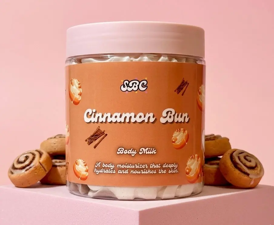 Cinnamon Bun Body Milk - Moisturizing Body Milk with Cinnamon Extract for Daily Comfort and Skin Care