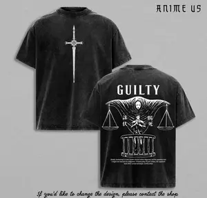 Hiromi Higuruma Jujutsu Kaisen Anime Vintage Washed T Shirt Judgeman Deadly Sentencing Domain Graphic Back Manga Streetwear Tee