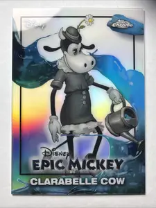 2026 Topps Disney Neon Chrome Epic Mickey #EM-3 Clarabelle Cow