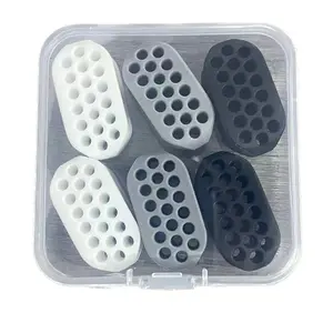 Silicone Jawline Exerciser, 6 Counts/box Jawline Muscle Training Balls, Face Muscle Training Tool, Fitness Equipment for Home Gym