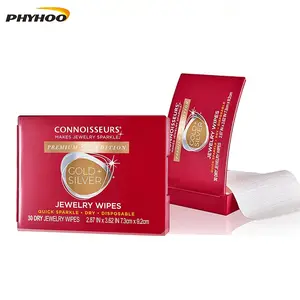 Jewelry Cleaning Wipes - Disposable Polishing Cloths for Gold Silver & Gemstone Jewelry Care
