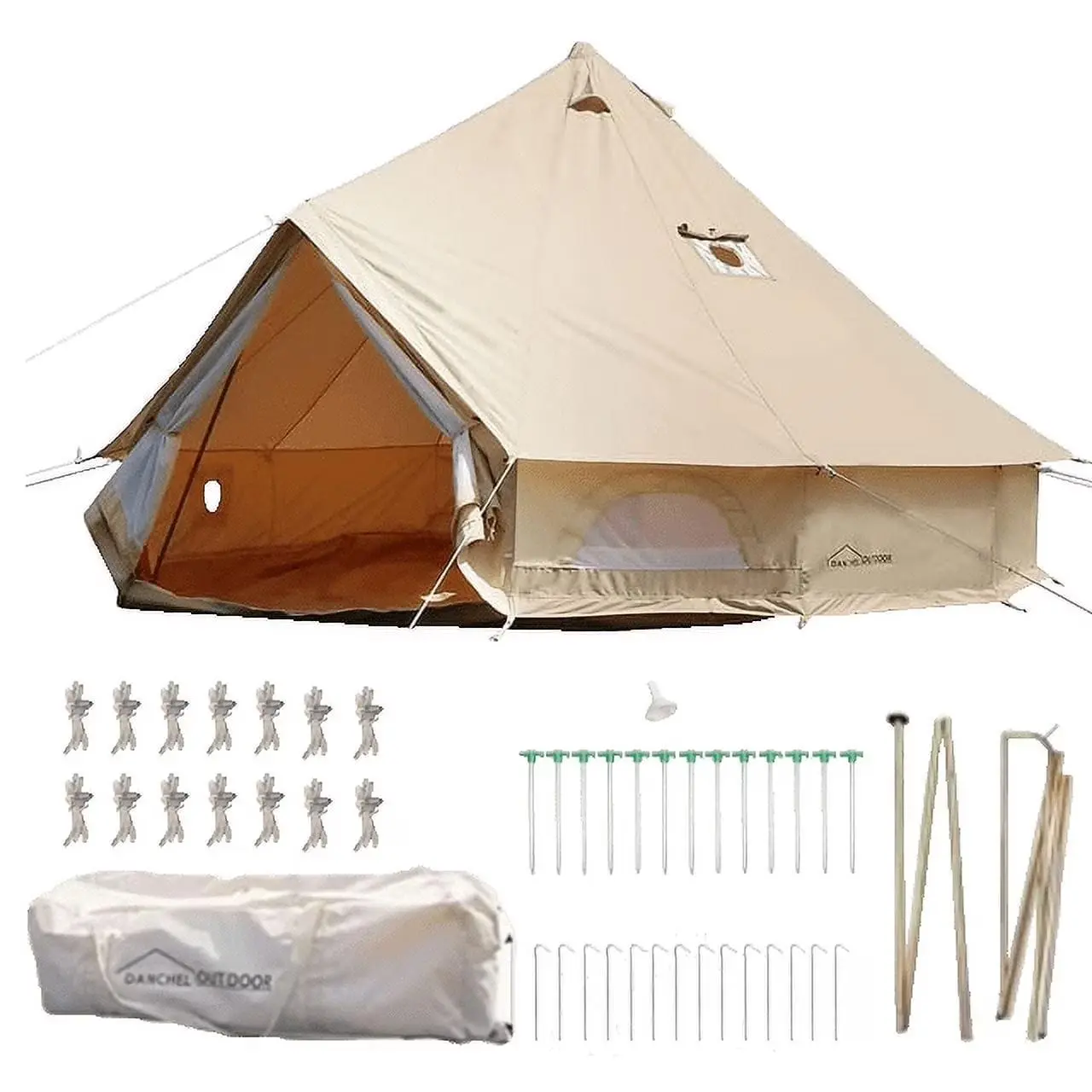 Family Fun with a 13ft Waterproof Bell Tent – 2 Stove Jacks!