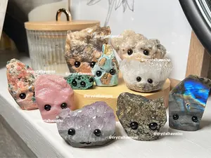 Crystal Hedgehogs, Crystal Buddies, Animal Crystal Buddy, Pet Rock, Rock Buddy, Cute Gift, Rocks, Stones, Minerals, Home Decor