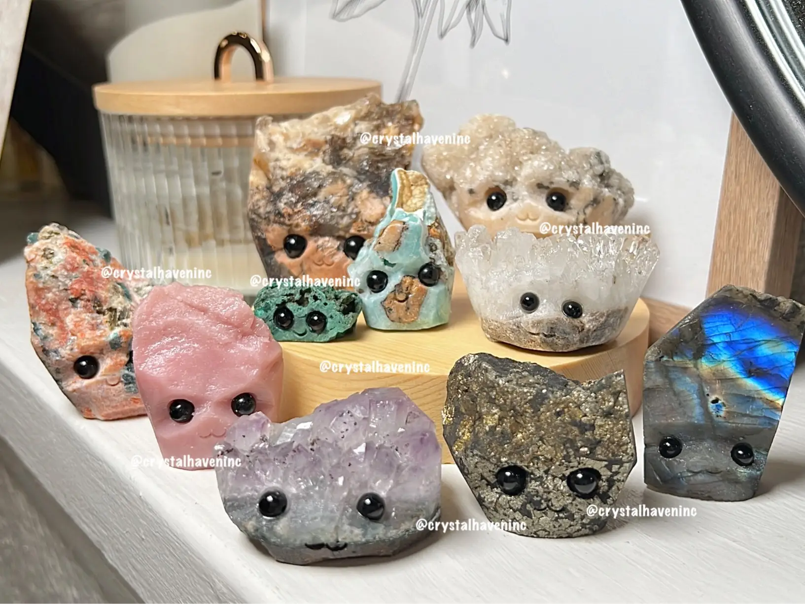 Crystal Hedgehogs, Crystal Buddies, Animal Crystal Buddy, Pet Rock, Rock Buddy, Cute Gift, Rocks, Stones, Minerals, Home Decor