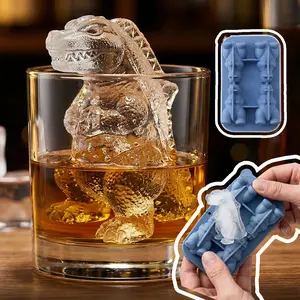 Godzilla Ice Cubes - Godzilla Ice Mold Ice Cube Tray Silicone, Dinosaur Ice Cube Maker for Home Bar, Parties & Gift stress relief toy teen girl gifts couple best friend birthday grad supply set funny gift for adults present healthy drink