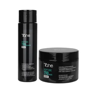 Tahe Peptide T98 Repair Kit - Shampoo 300ml + Mask 300ml with Multi-Peptides, ideal for dry or damaged hair