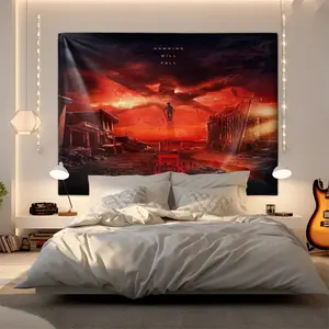 Home Decor Strange Story Tapestry, Fashionable Room Banner, Unique Wall Art for Living Room and Bedroom, Perfect as Birthday and Everyday Gifts