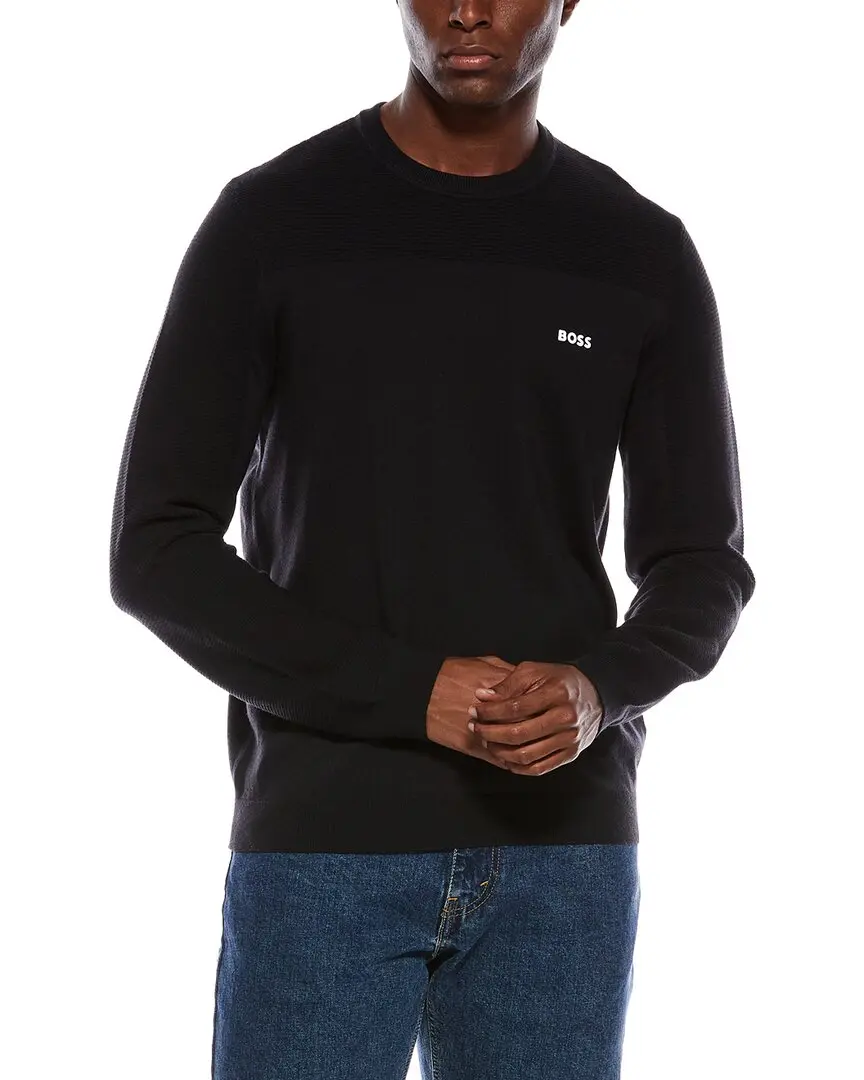 BOSS Hugo Boss Momentum Wool-Blend Crewneck Sweater