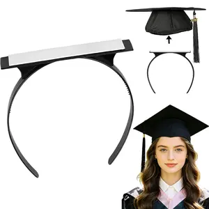 Graduation Cap Headband, Grad Cap Headband Insert, Anti-fall Hairband, Secure Graduation Hat Accessories for Graduates Students Women