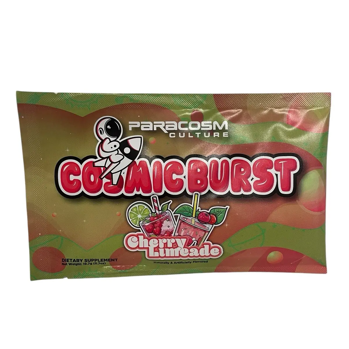 Paracosm Culture CosmicBurst Pre Workout Sample Packet - Enhance Muscle Growth and Workouts - Ajuga Turkestanica - Dietary Supplement - Healthcare