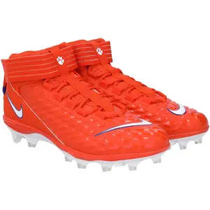 Clemson Tigers Team-Issued Orange Force Pro 2 Nike Cleats from the Football Program - Size 13
