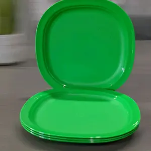 Tupperware Microwave Plates Green - Durable and Reusable