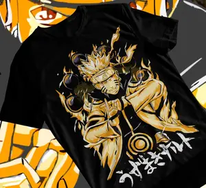 Naruto T-Shirt Uzumaki Rasengan T-Shirt Manga Strip Anime Shirt Graphic Soft Tee