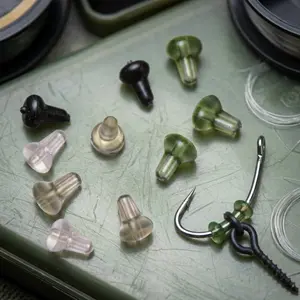 High-Density Fishing Bead Stopper Set - Slip Bobber Stops, Float Lure Rigs for Bass & Panfish - Universal Tackle Kit, Rustproof & Durable Accessories for River, Lake, Wild Fishing Methods