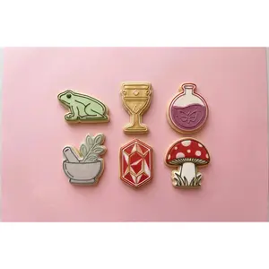 Witchy Baking Set | 3.5" 3D Printed Apothecary Cookie Stamp Cutter