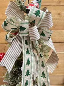 Christmas Bow| Tree topper | Mailbox Bow | Christmas Trees Bow