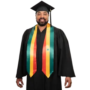 Senegal Graduation Stole -  Senegal Flag Sash