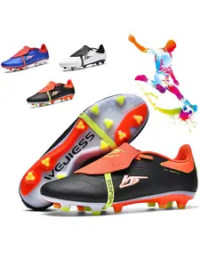 Men's Professional Training Shoes, Breathable Anti-slip Ag Spikes Football Shoes, Men's Sports Soccer Shoes for All Seasons, Football Cleats, Football Boots