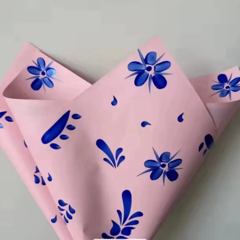Pink Talavera - Floral Patterned Paper for Gift Wrapping and Decorative Use